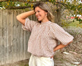 The Chelsea Checkered Blouse