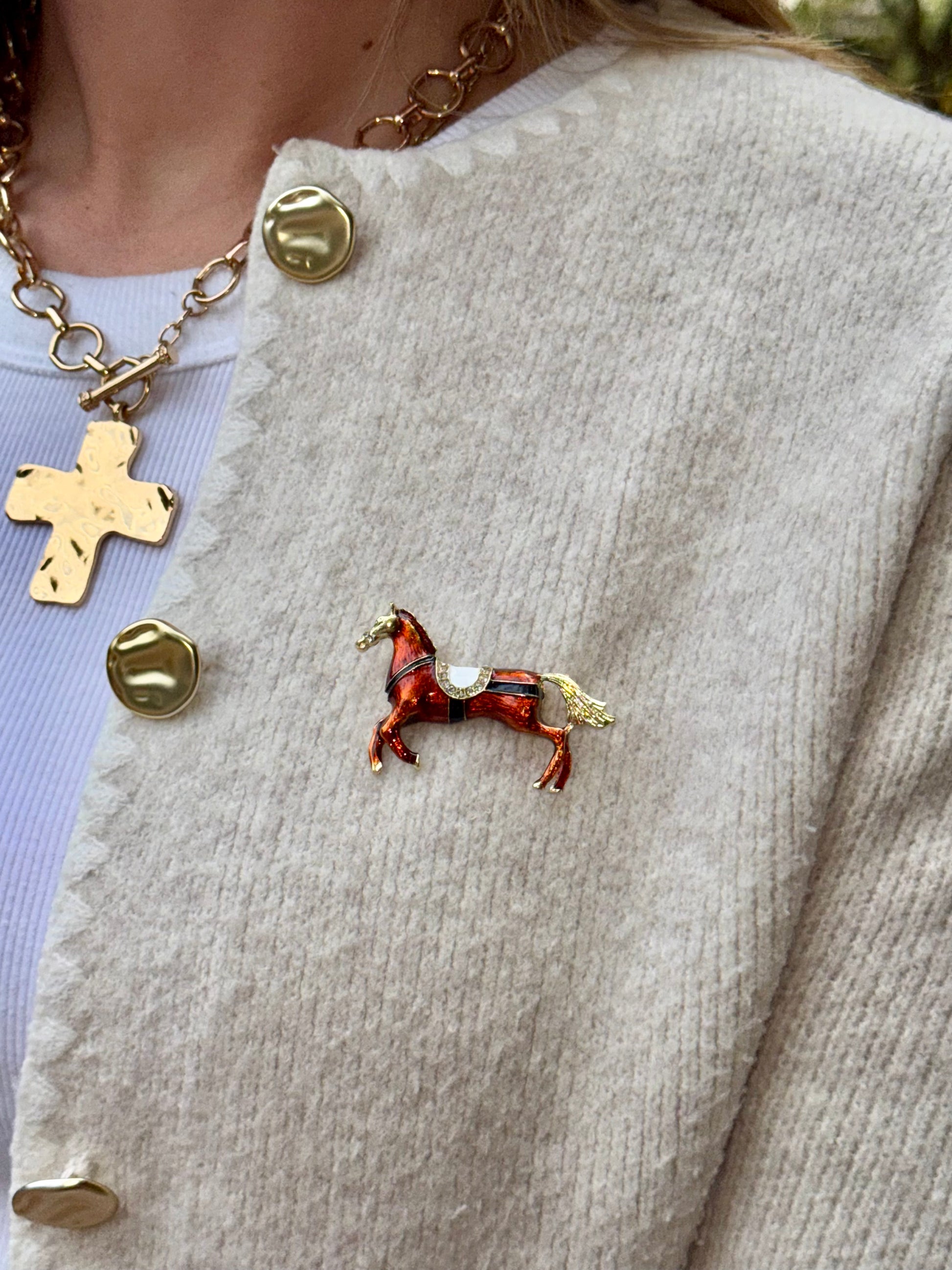 Thoroughbred Brooch