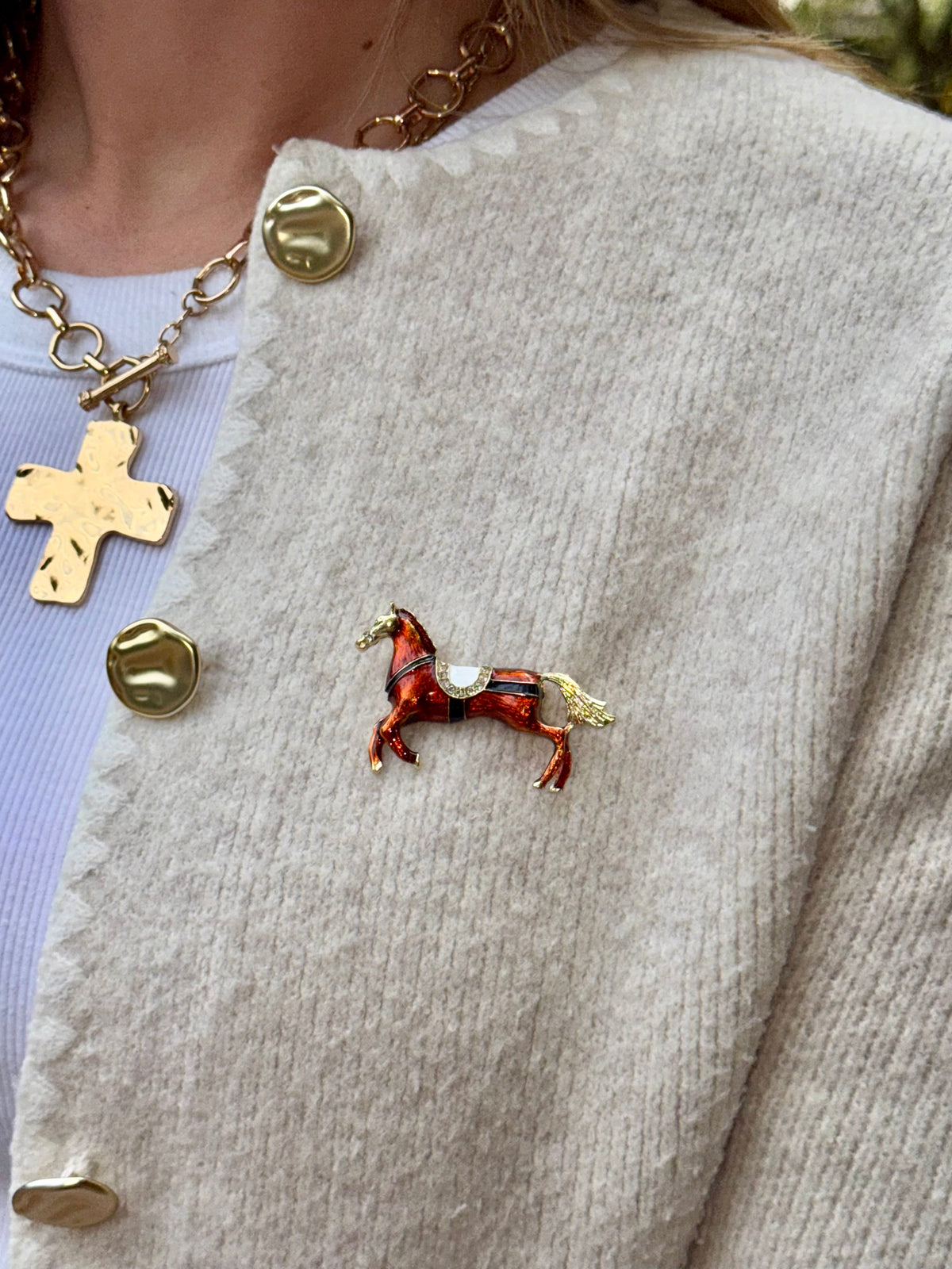 Thoroughbred Brooch