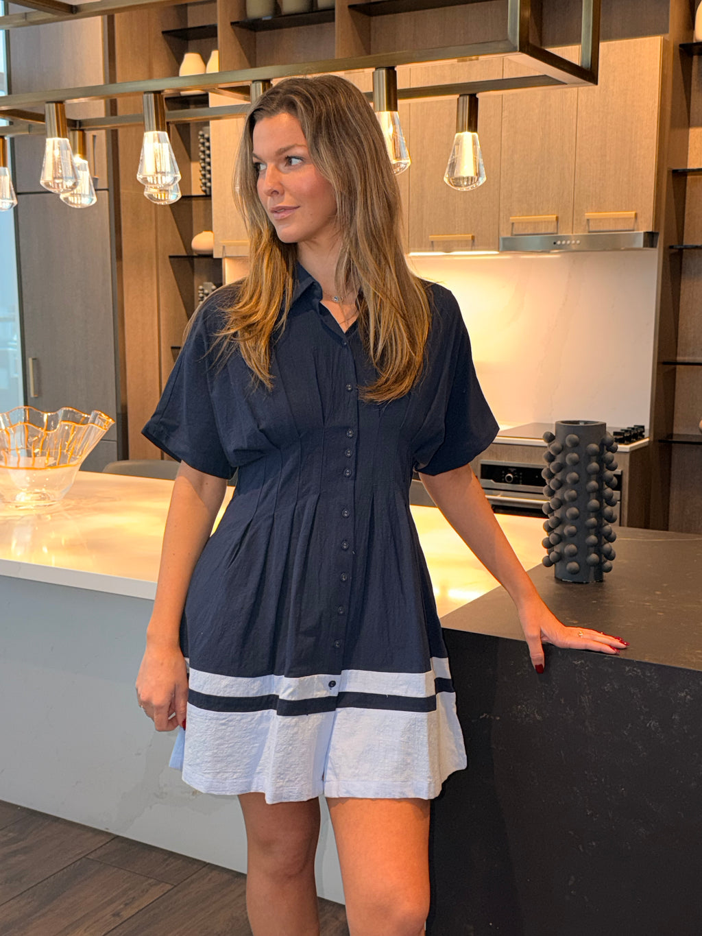 The Harbor Stripe Dress