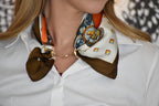 Horse Bit Scarf Ring