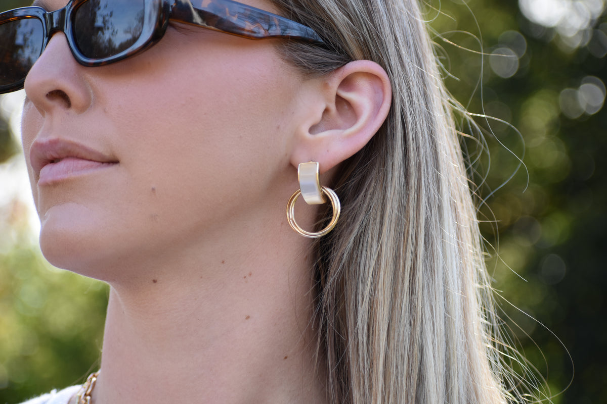 Retro Hoop Earring