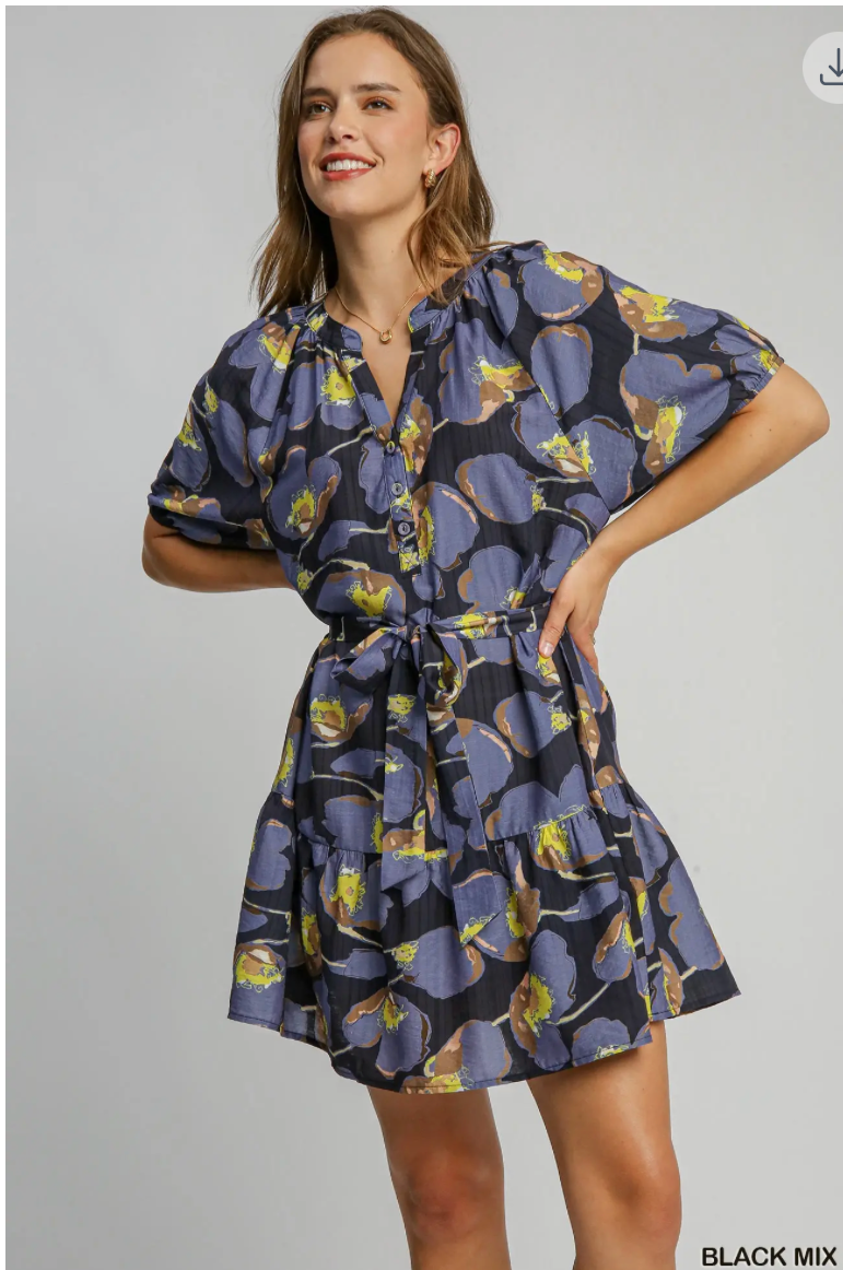 The Golden Bloom Dress