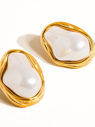 Amalfi Pearl Drop Earrings